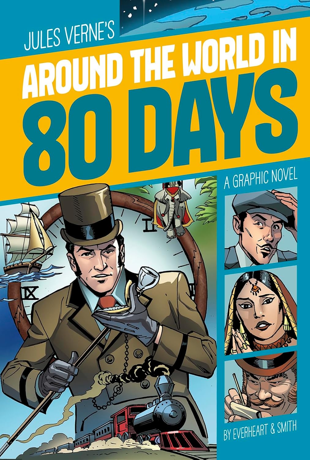 Jules Verne's Around the World in 80 Days: A Graphic Novel (Graphic Revolve)
